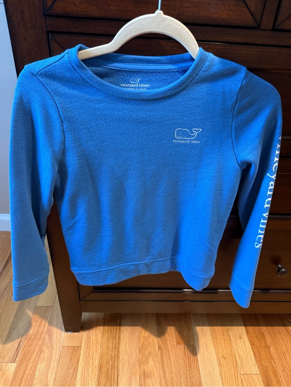 Vineyard Vines Unisex Royal Blue Long-Sleeve Whale Logo Tee